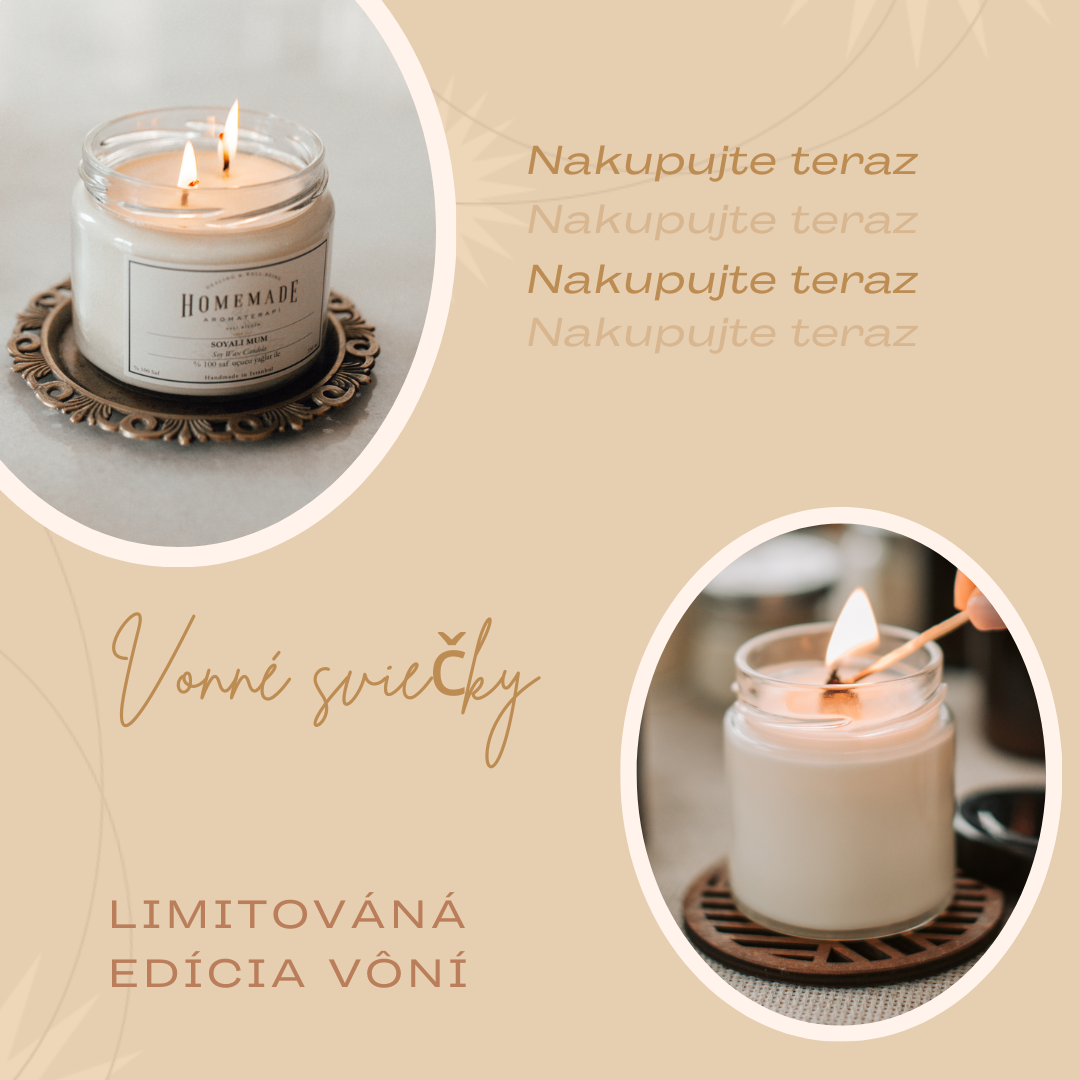Domov scented candles instagram post
